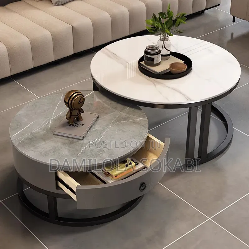 2in 1 Stone Slab Marble With Drawer