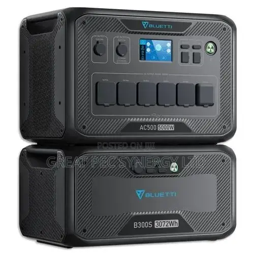 Bluetti Ac500 + B300s 5kw Power Station