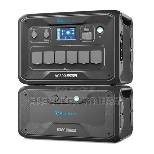 Bluetti Ac300 + B300s 3000kw Power Station