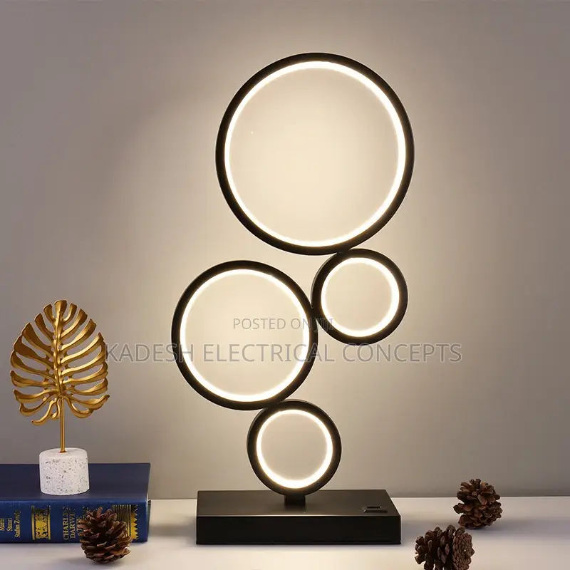 Simple Led Table Lamps Nordic Bedroom Bedside Lamp Modern Iron Art