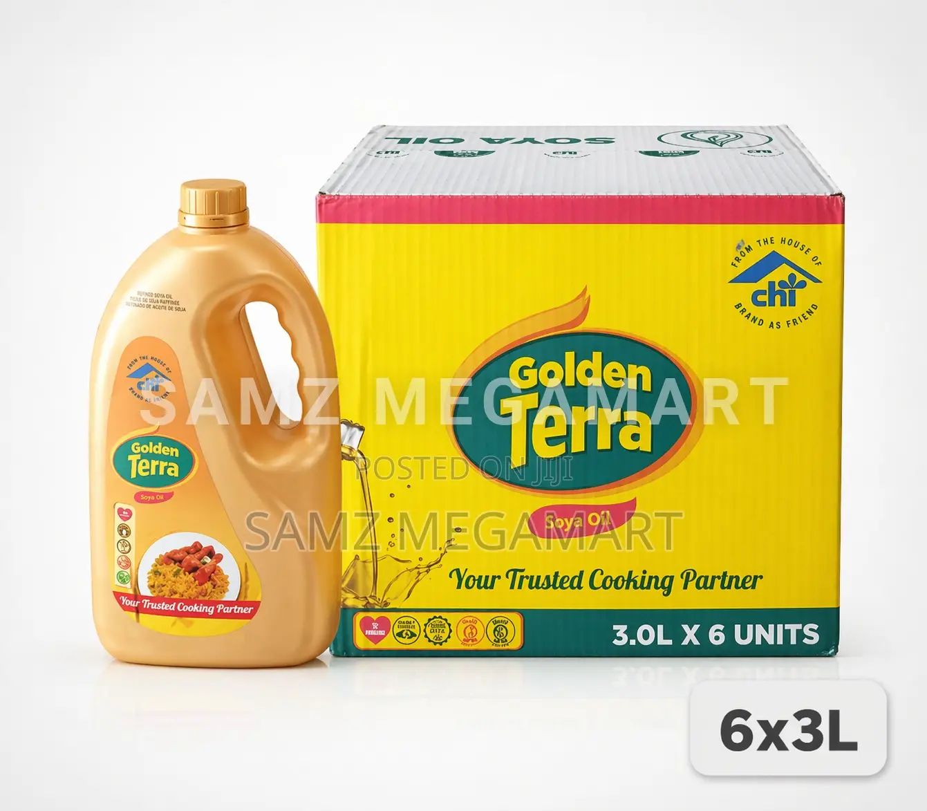 Golden Terra Soya Oil 6x3l
