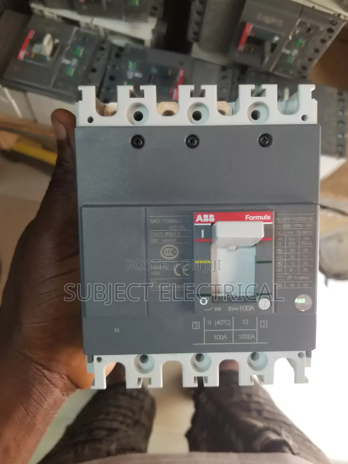 100amps 4pole McCb Breaker ABB Original