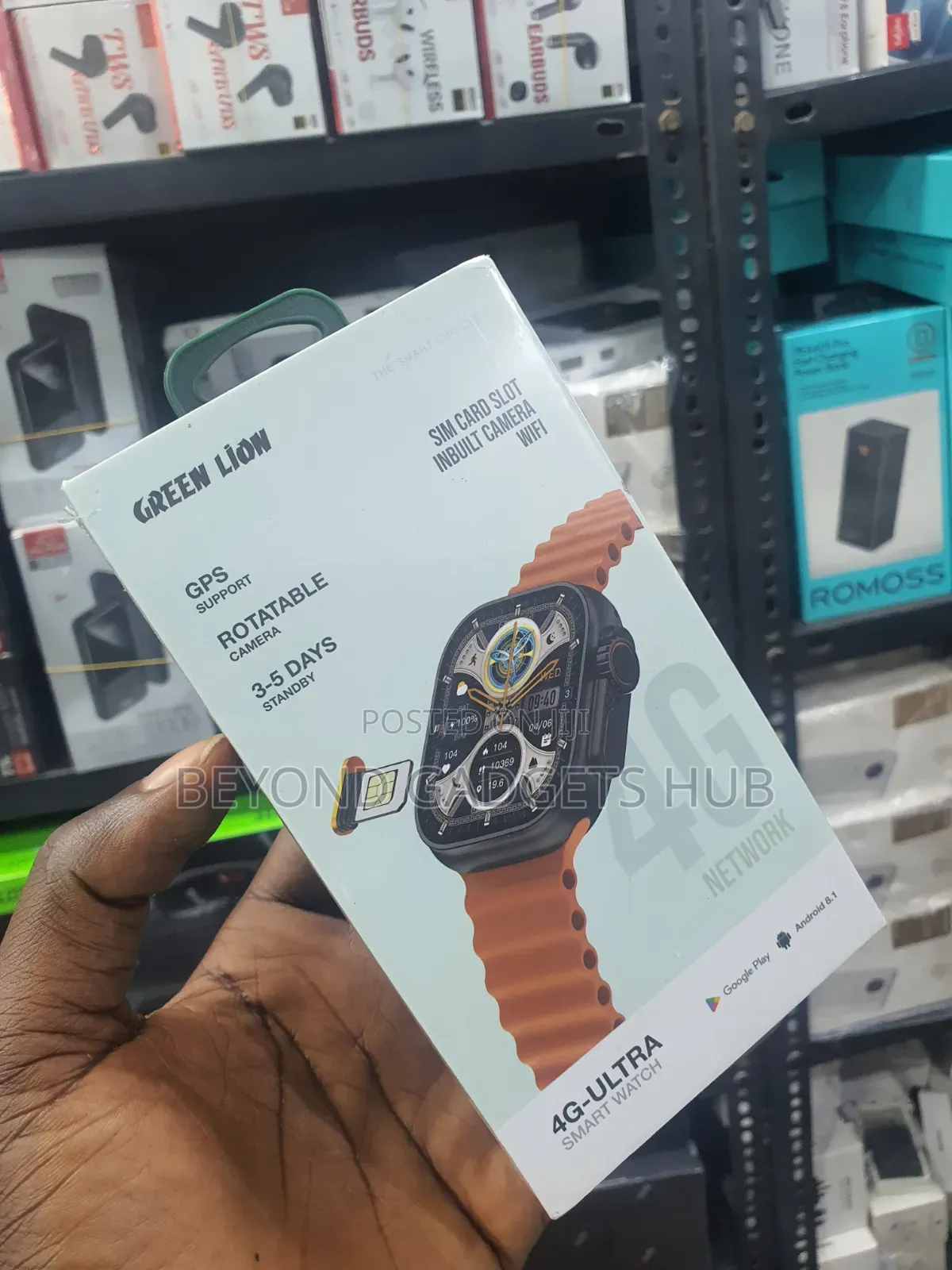 Green Lion 4g Sim Card Ultra Smart Watch