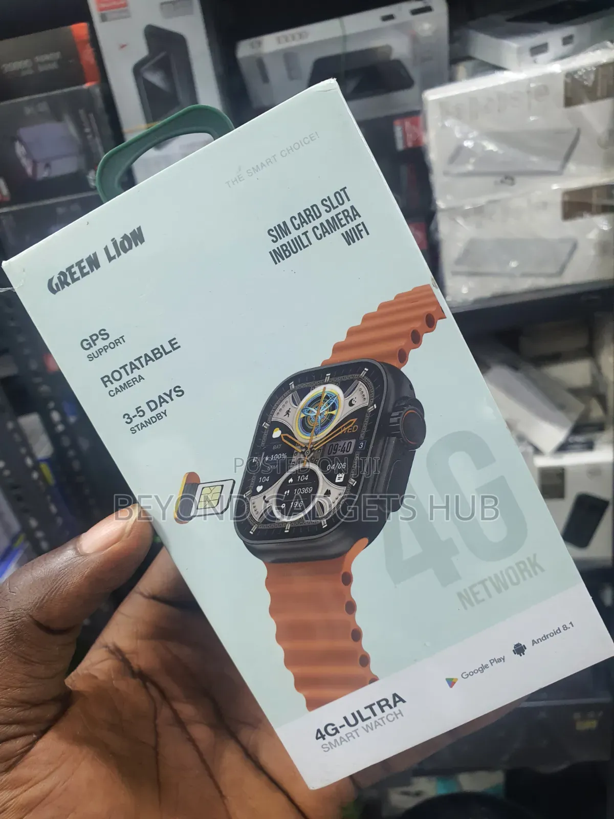 Green Lion 4g Sim Card Ultra Smart Watch