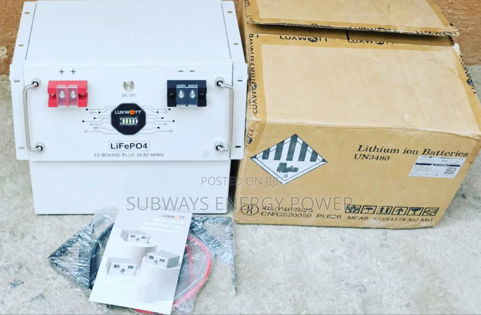 6.2kwh 24v Luxwat Lithium Battery