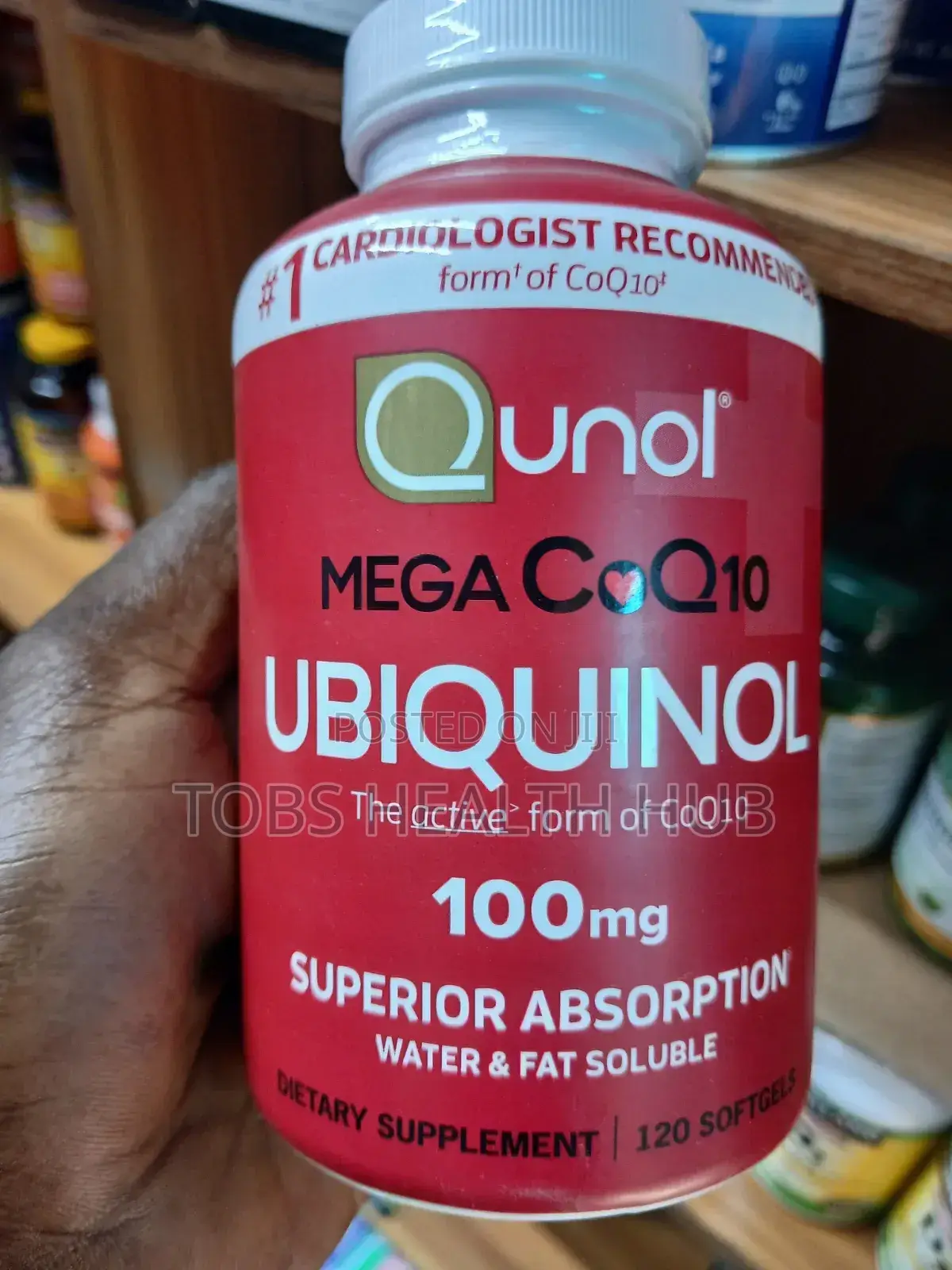 Qunol Mega Coq10 Ubiquinol 100mg Softgels120 Count,Heart Energy