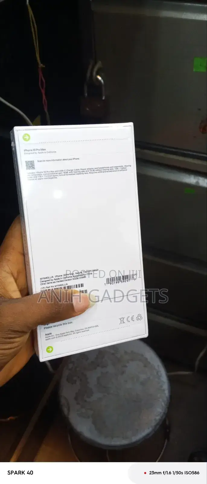 New Apple iPhone 16 Pro Max 256 GB Gray