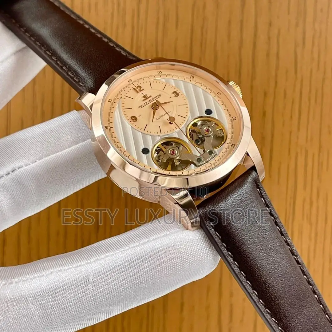 High Quality Luxury Jaeger Lecoultre Leather Wristwatch