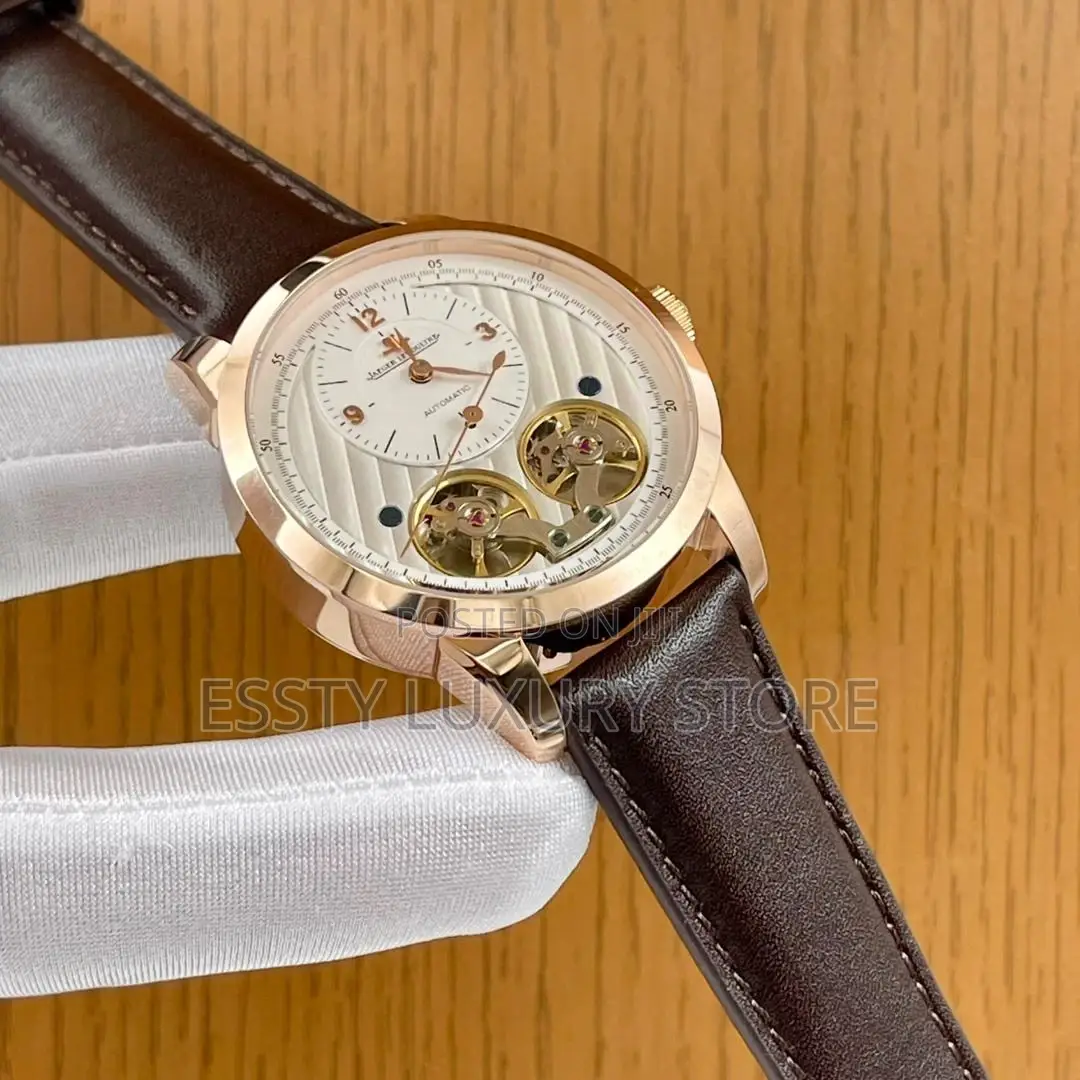 High Quality Luxury Jaeger Lecoultre Leather Wristwatch