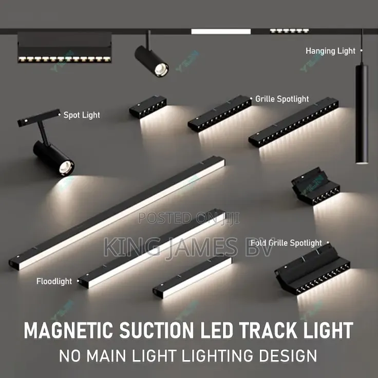 Sleek Modern Magnetic Track Light