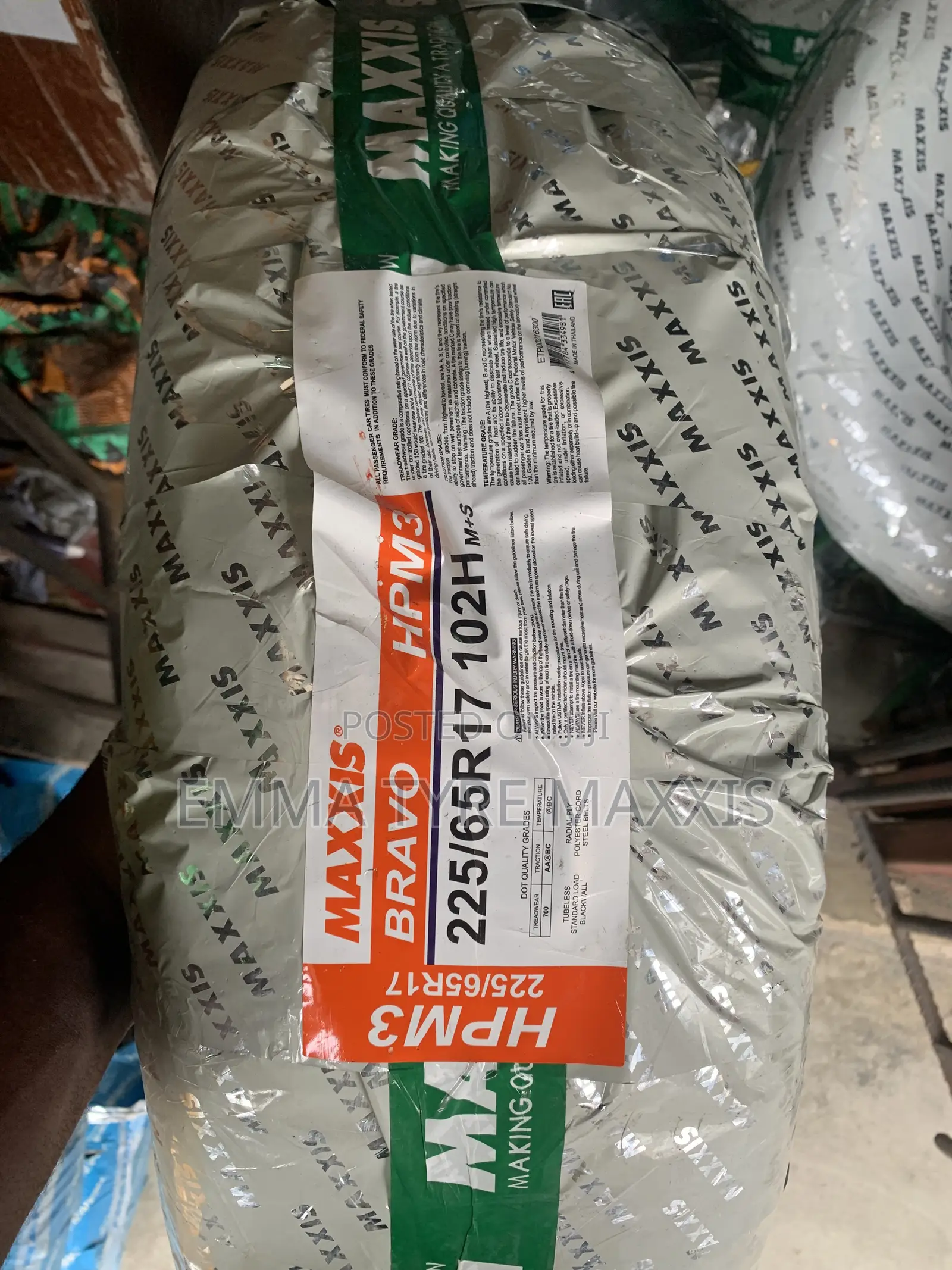 225/65r17 Maxxis Tyre