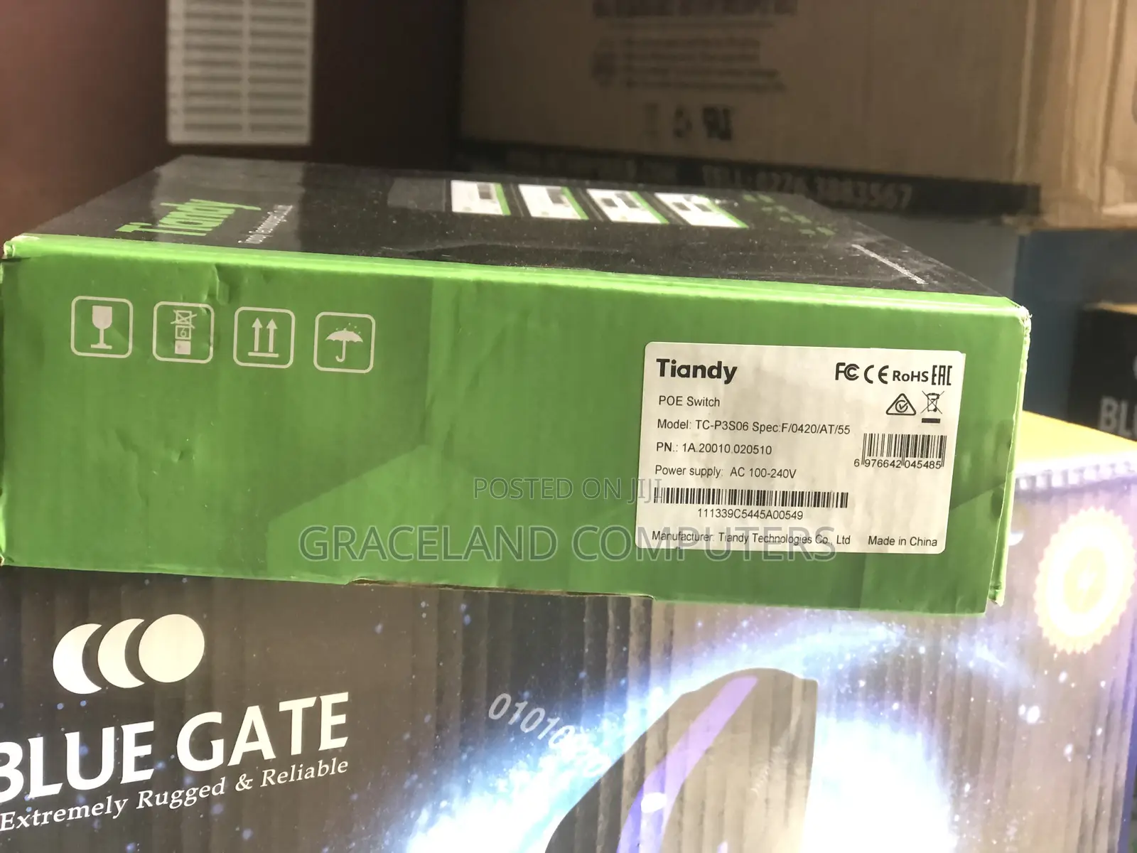 Tiandy 4 Ports Poe Switch Tc-P3s06