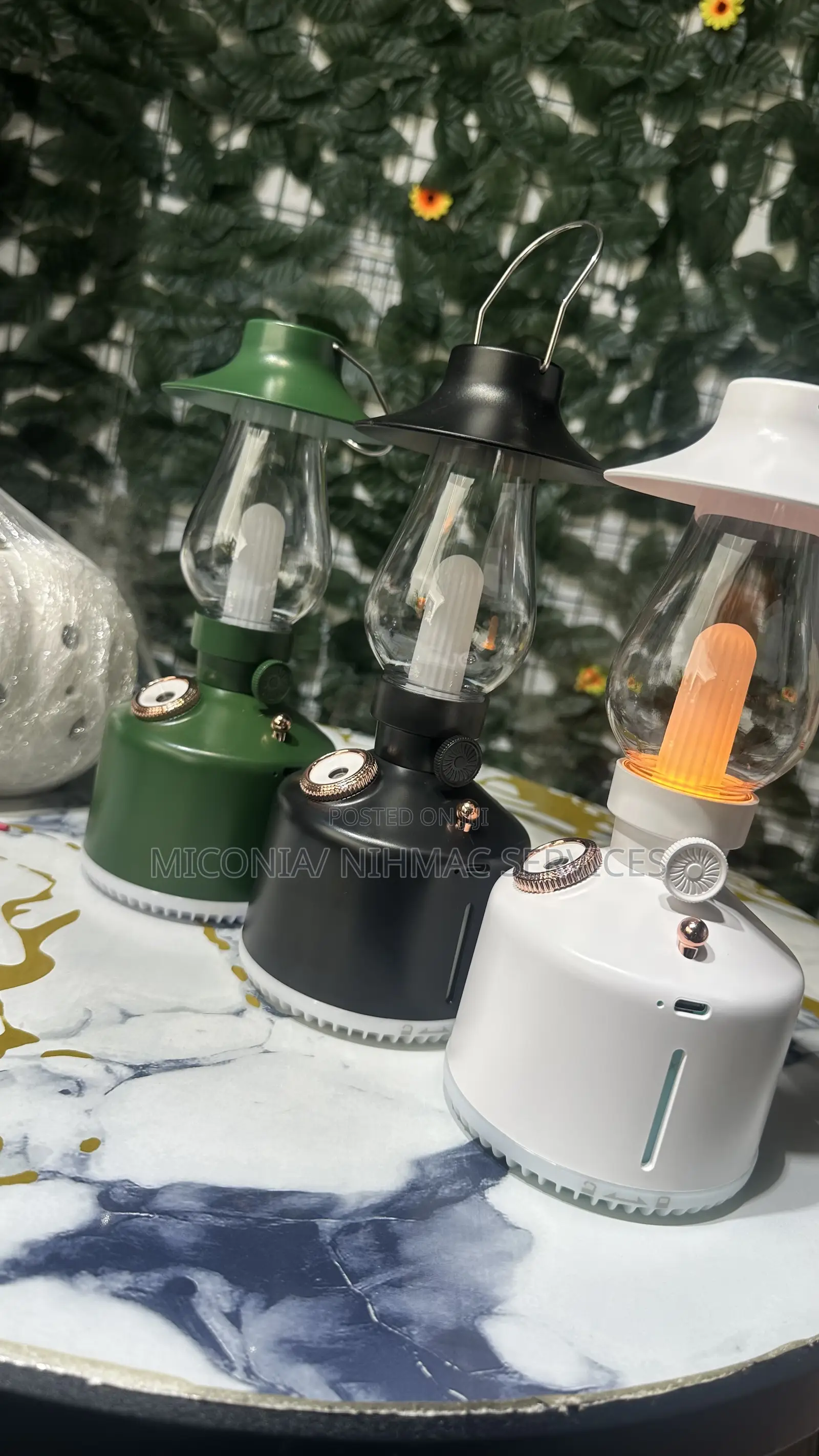 Modern Led Lamp & Humidifier For Sale