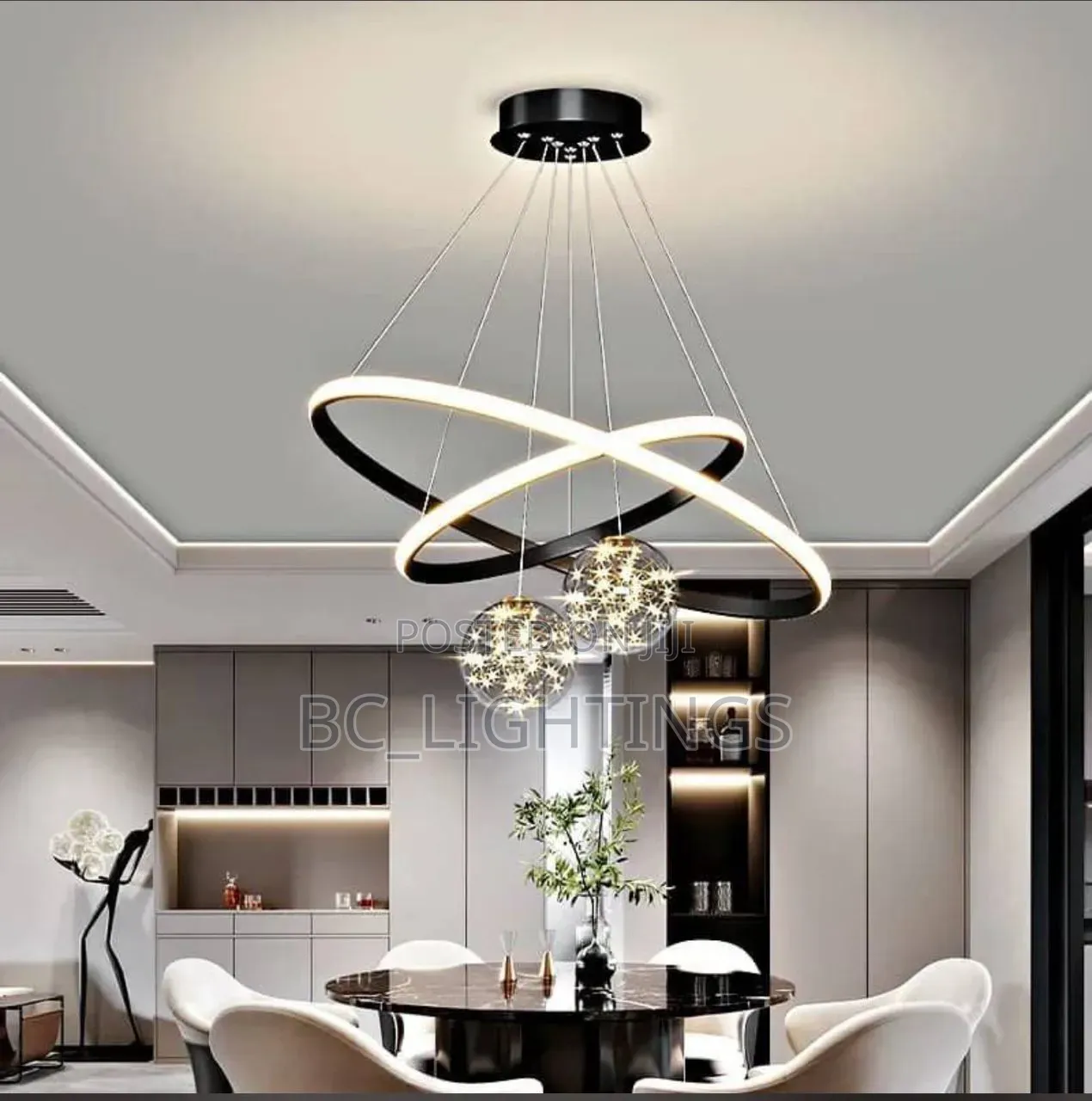 Modern Simple Chandeliers Glass Ball for Diningliving Room Decor Lamp