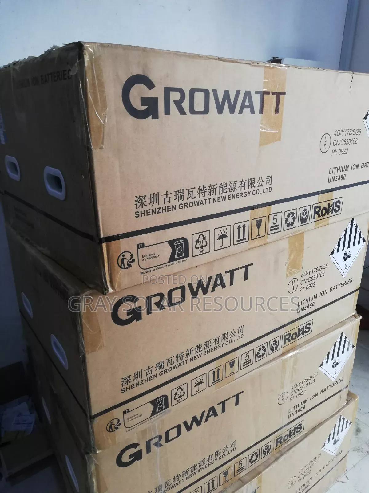 Growatt 16kwh 51.2v Lithium Battery