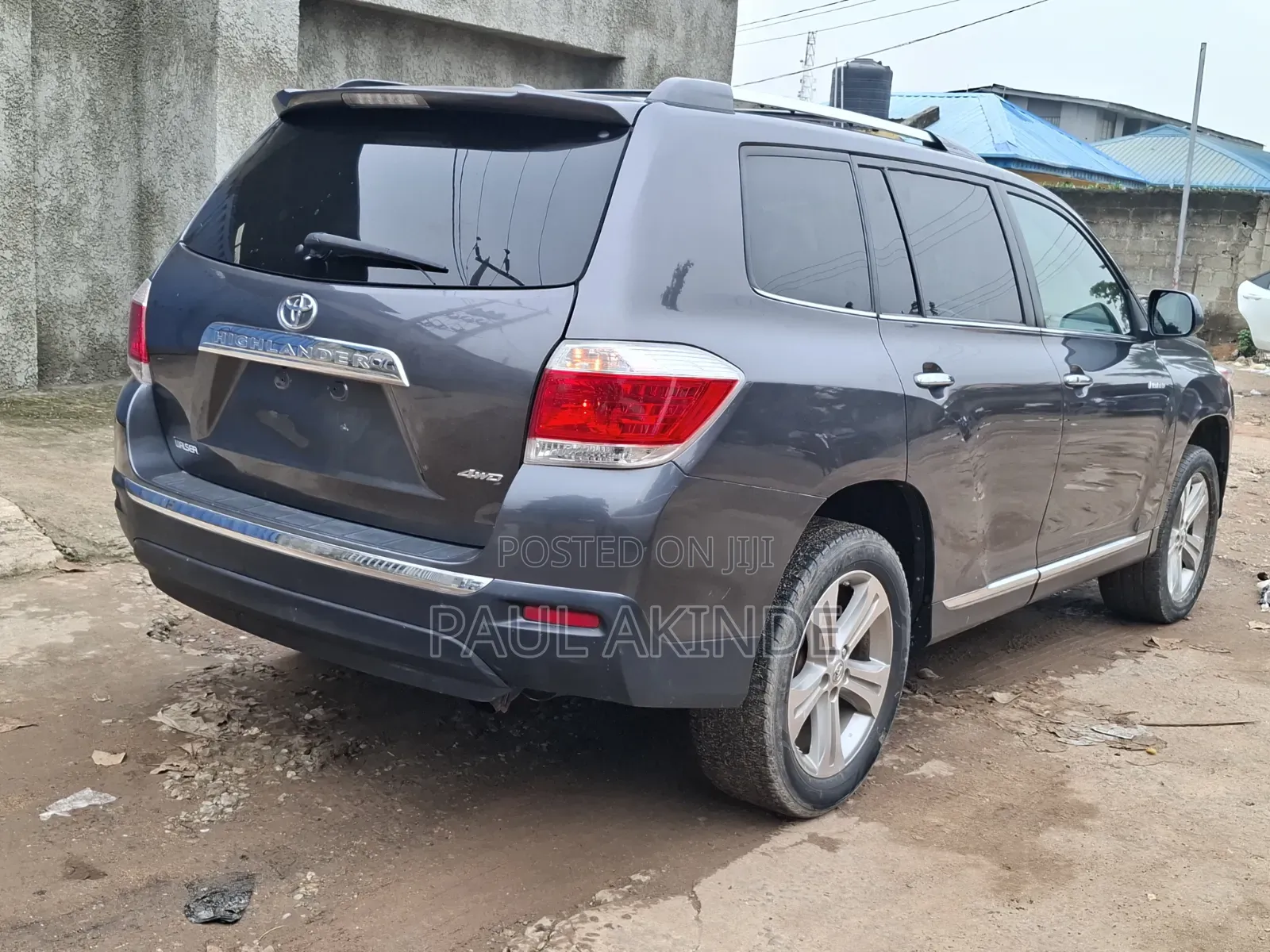 Toyota Highlander Limited 3.5L 2WD 2013 Gray