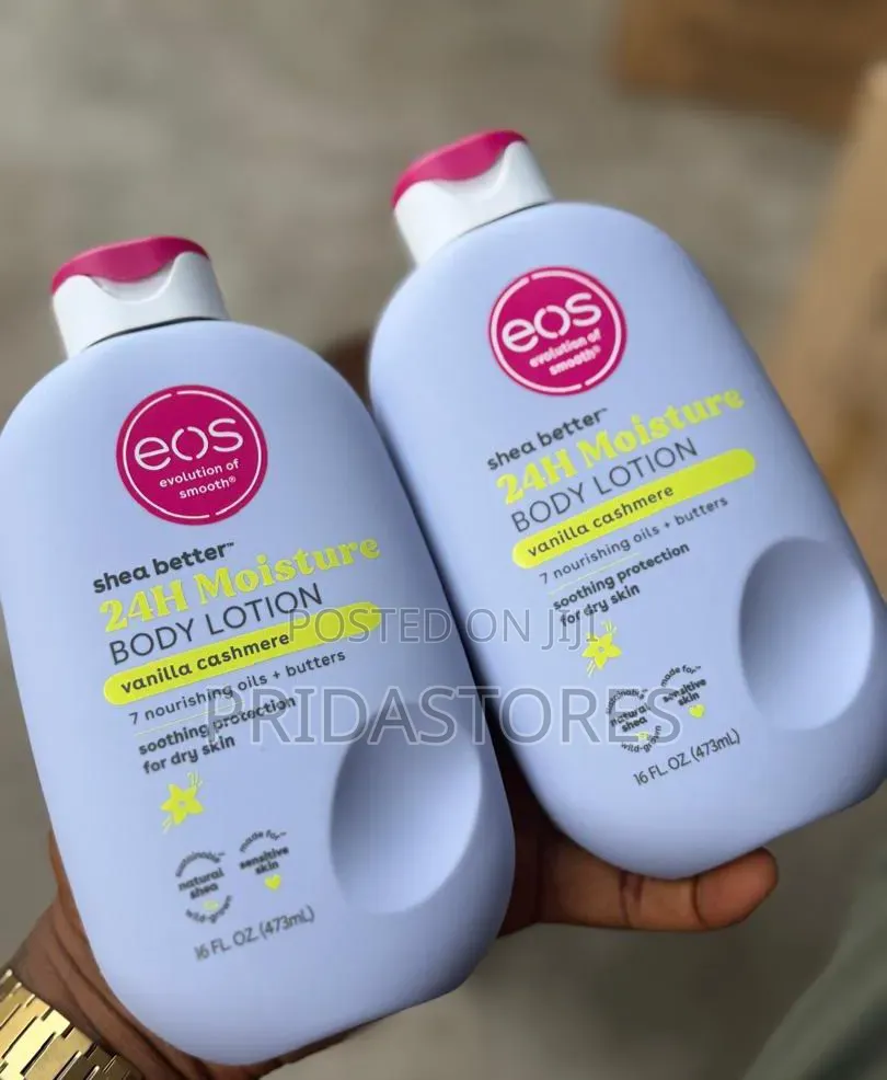 Original Eos Shea Better 24h Moisture Body Lotion in Vanilla Cashmere