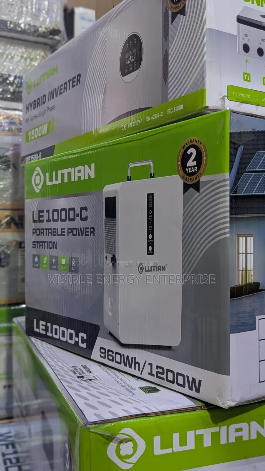 Lutian 960wh/1200w Portable Power Station.