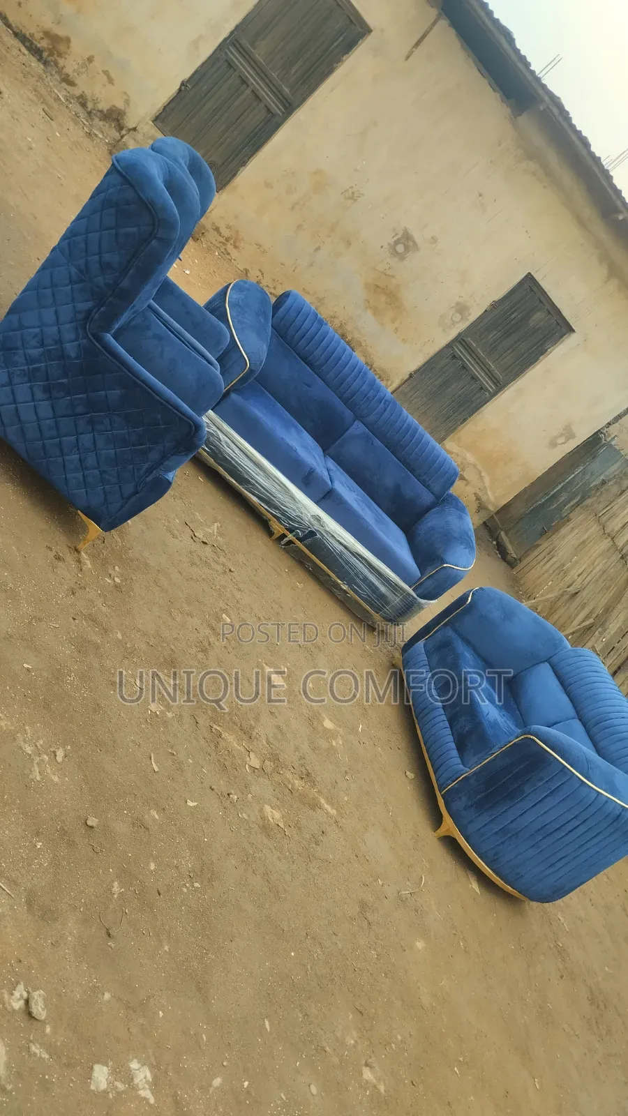 Brand New Top Quality 7 Seaters Full Padded Luxury Sofa Set (3,2,1,1)