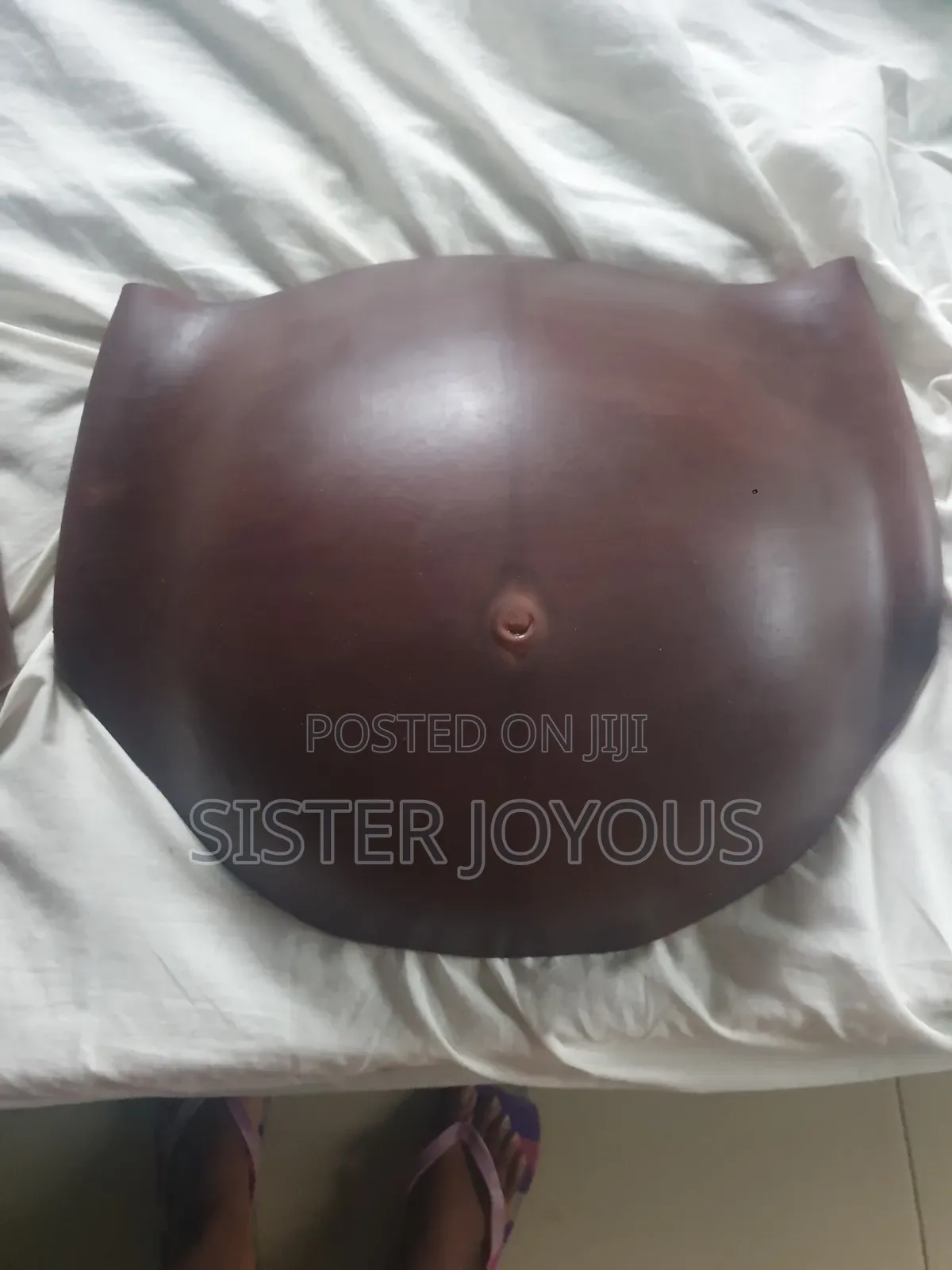 Dark Skin Customized Fake Pregnancy Belly. For Dark Skinned People.