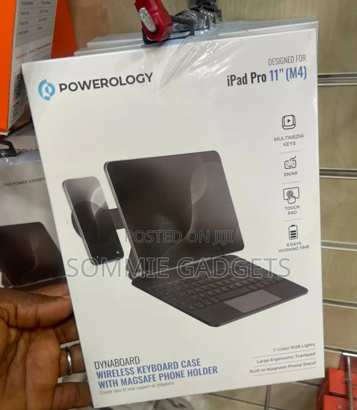 Powerology iPad Pro 11-Inch (M4) Case and Phone Holder