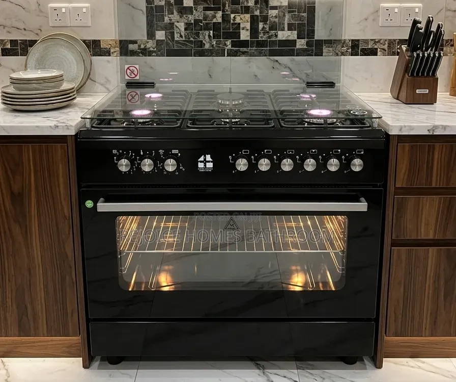 Luxury 5-Burner Gas Cooker With Oven Grill