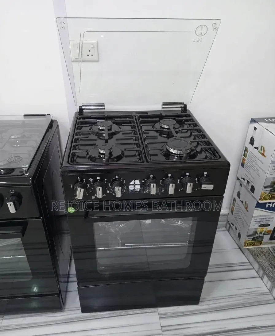 Premium 4-Burner Gas Cooker With Oven Grill