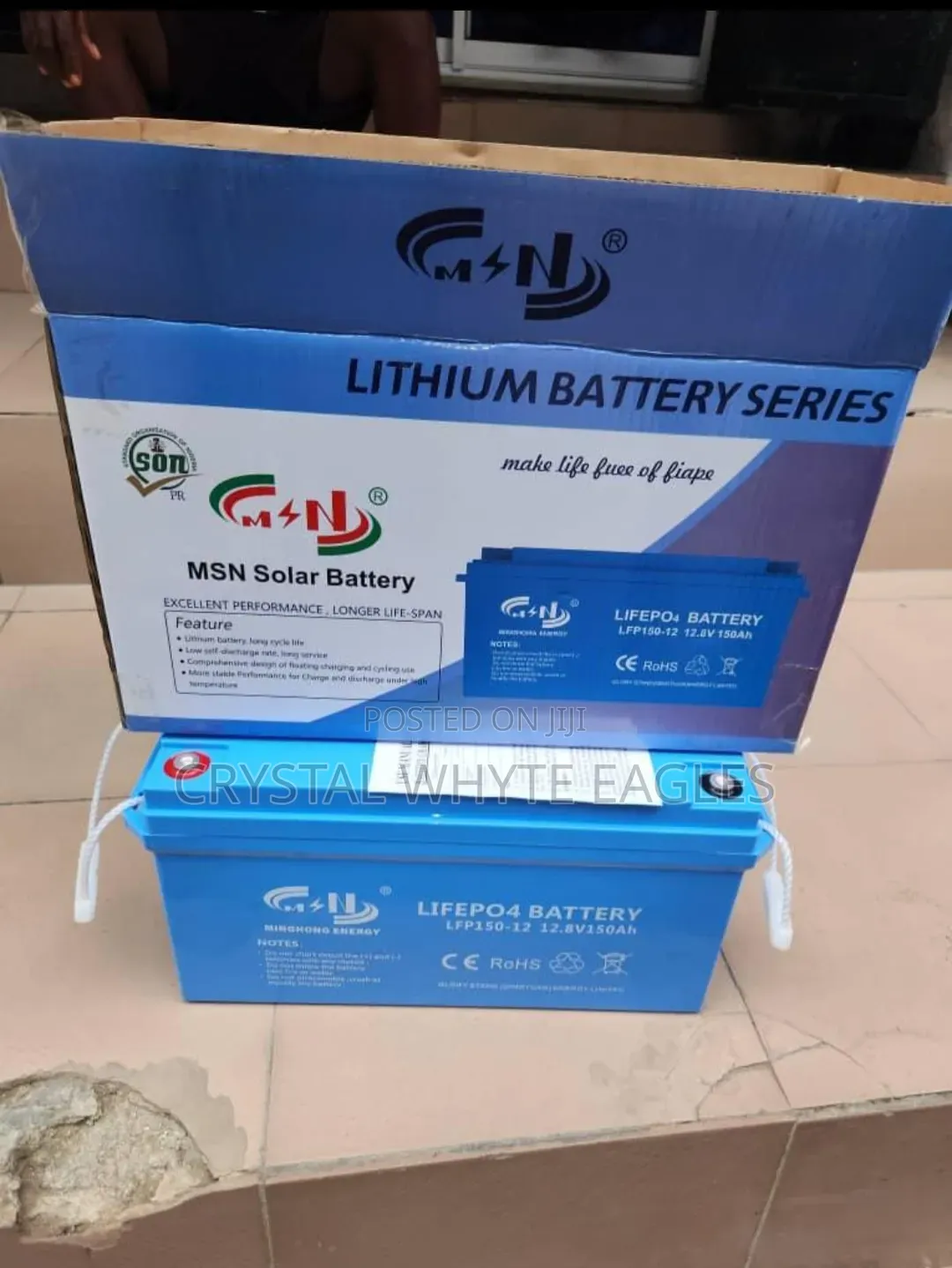 1.9kwh 12v Lifepo4 150ah Lithium Iron Phosphate Battery