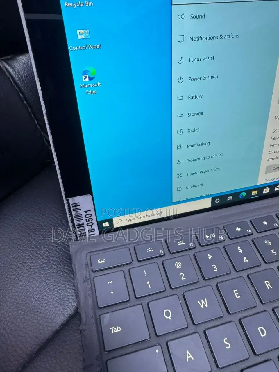 Laptop Microsoft Surface Pro 5 8GB Intel Core i5 HDD 128GB