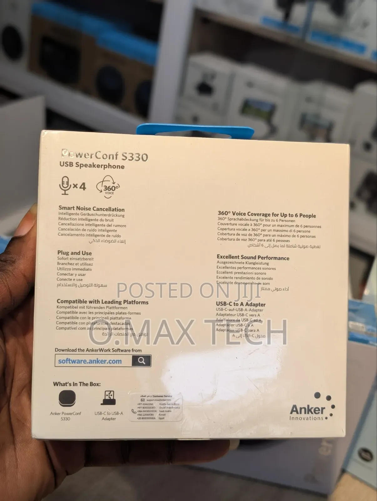 Anker Powerconf S330 Wired Usb Conference Speaker/Microphone