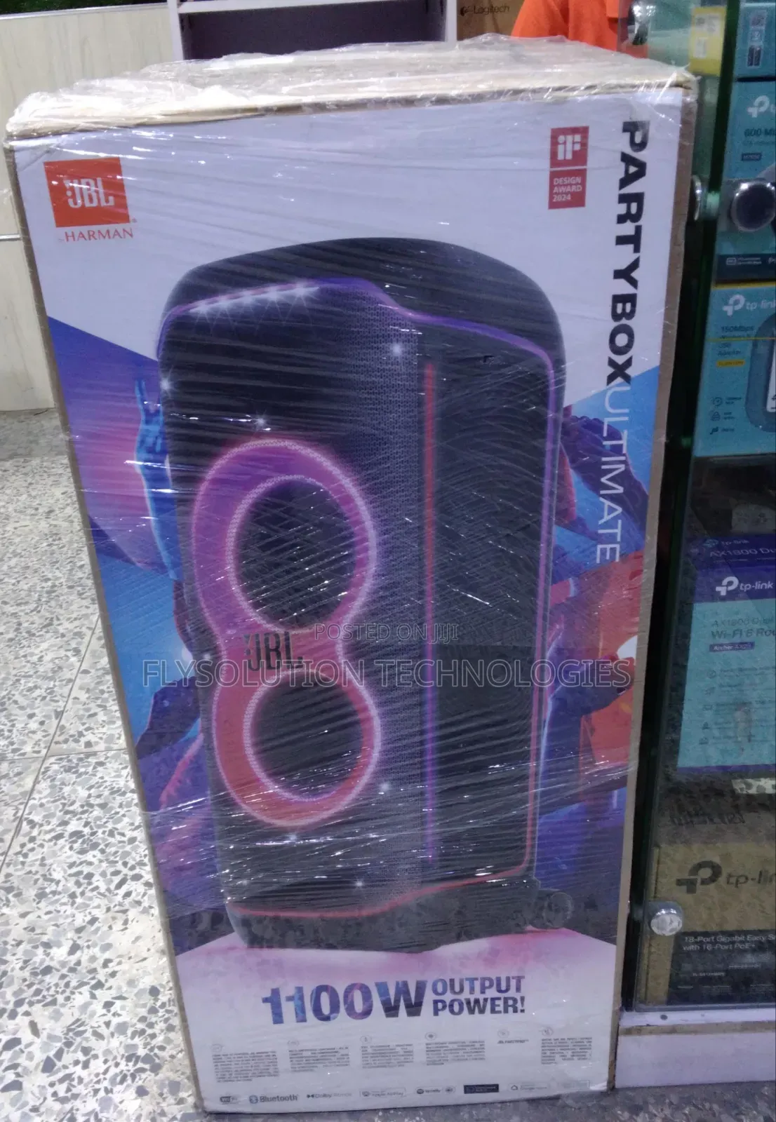 JBL Partybox Ultimate Speaker 1100 Watts Output Power