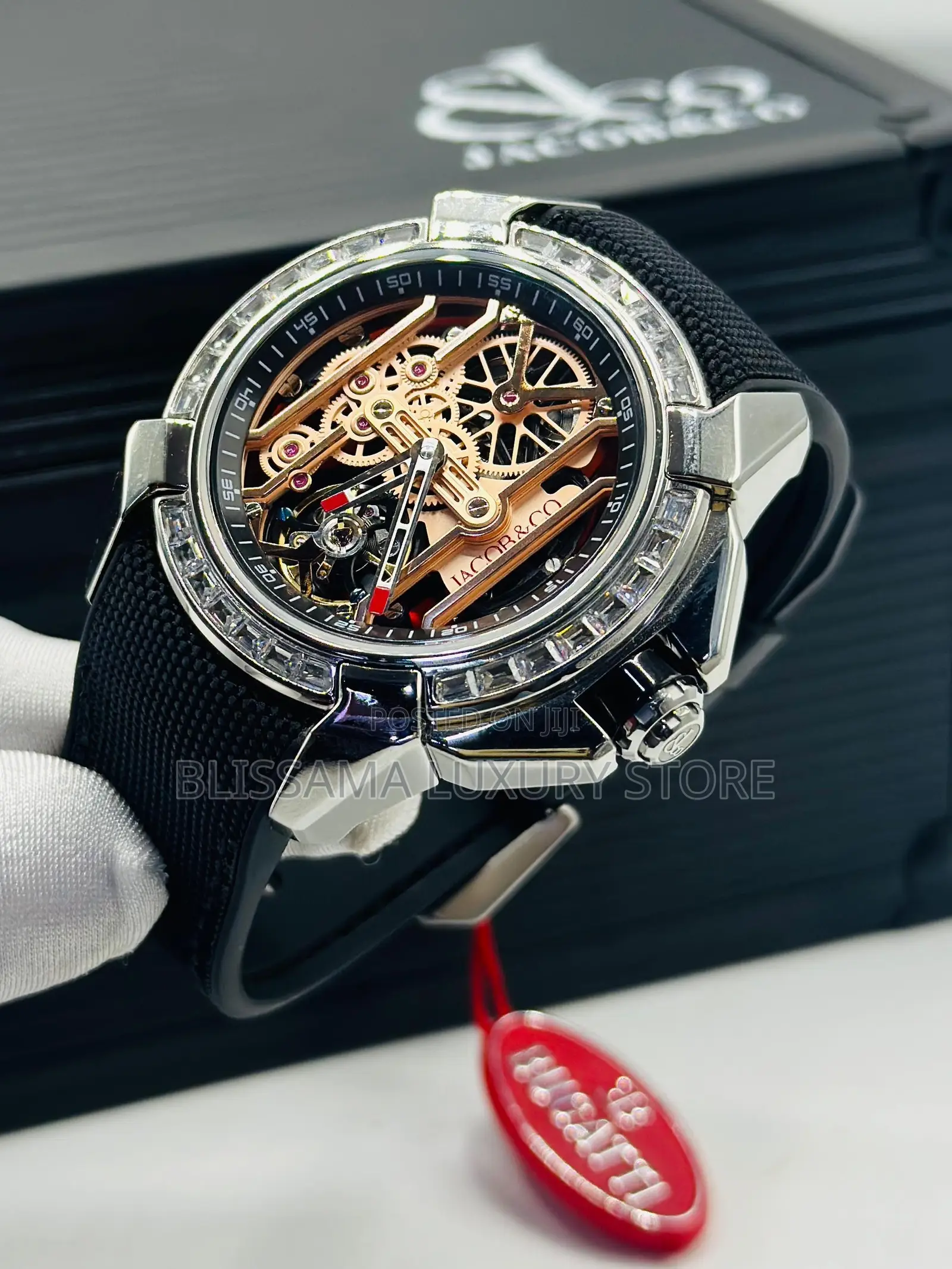 Jacob Co Premium Luxury Men Wristwatch – Stylish, Durable Classy