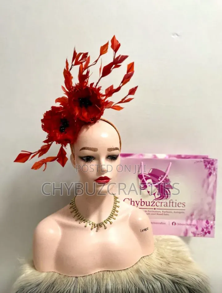 Orange Facinator for Women