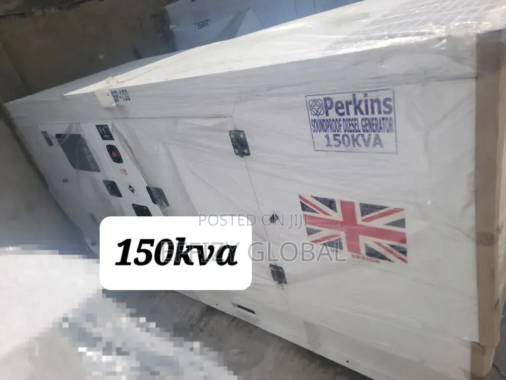 150kva Original Perkins England Soundproof Diesel Generator