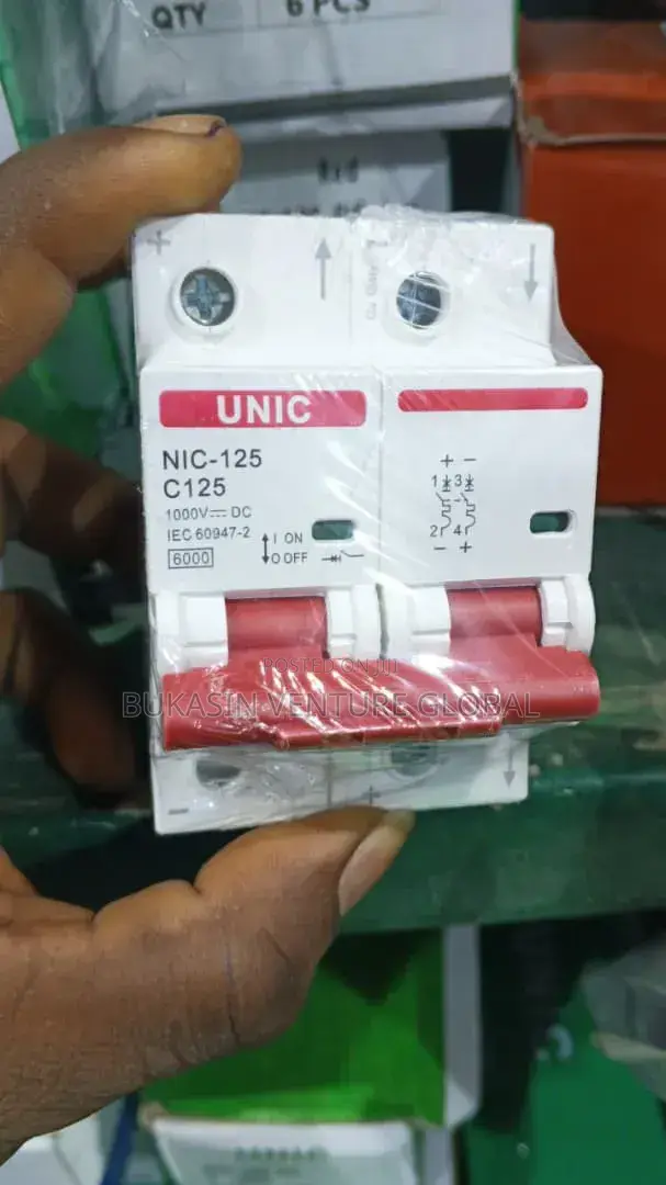 MCB Breaker 2pole Dc 125amps