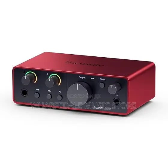 Focusrite Scarlett Solo 4th Gen Audio Interface