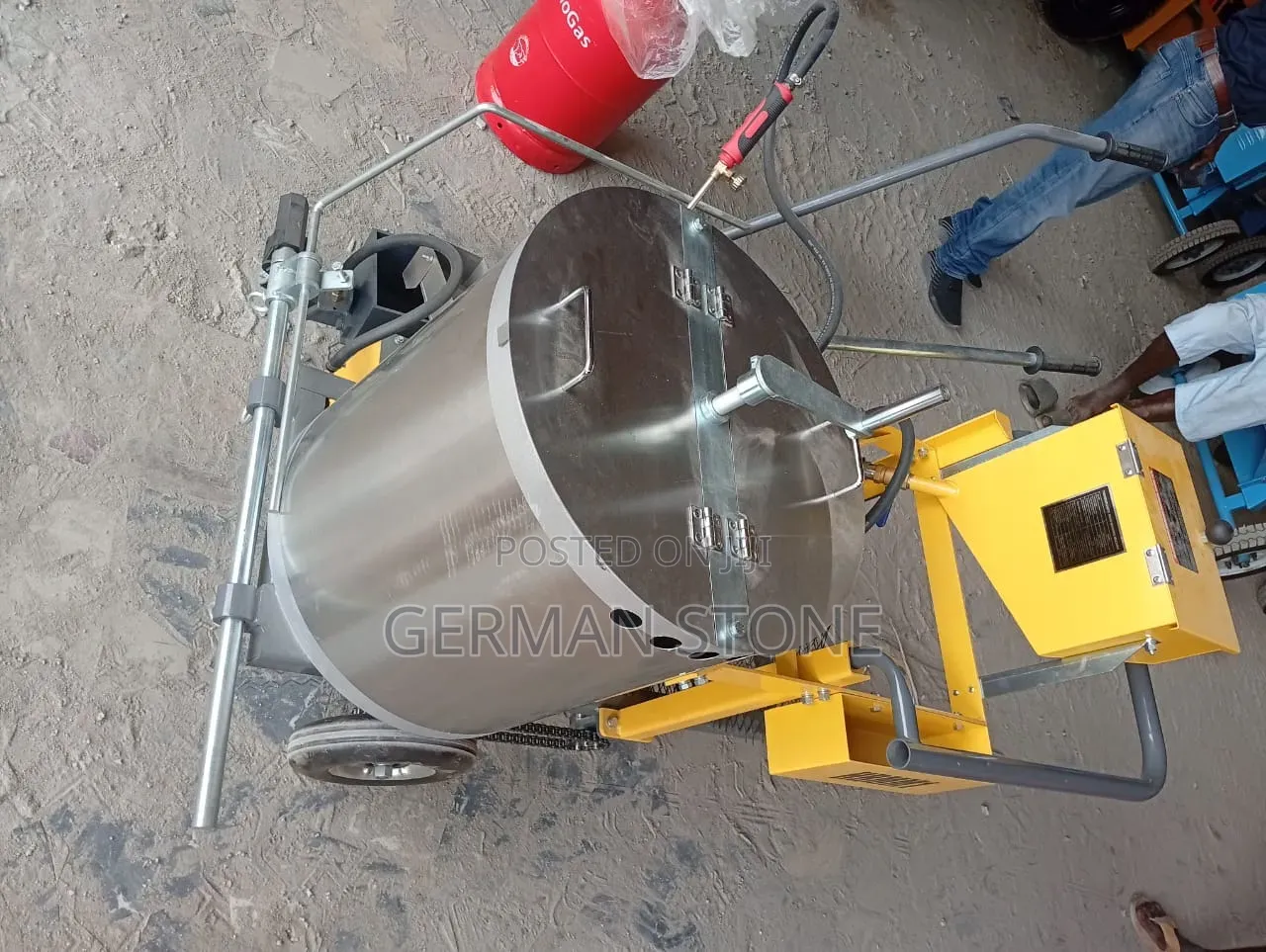 Hand-Push Thermoplastic Road Marking Machine