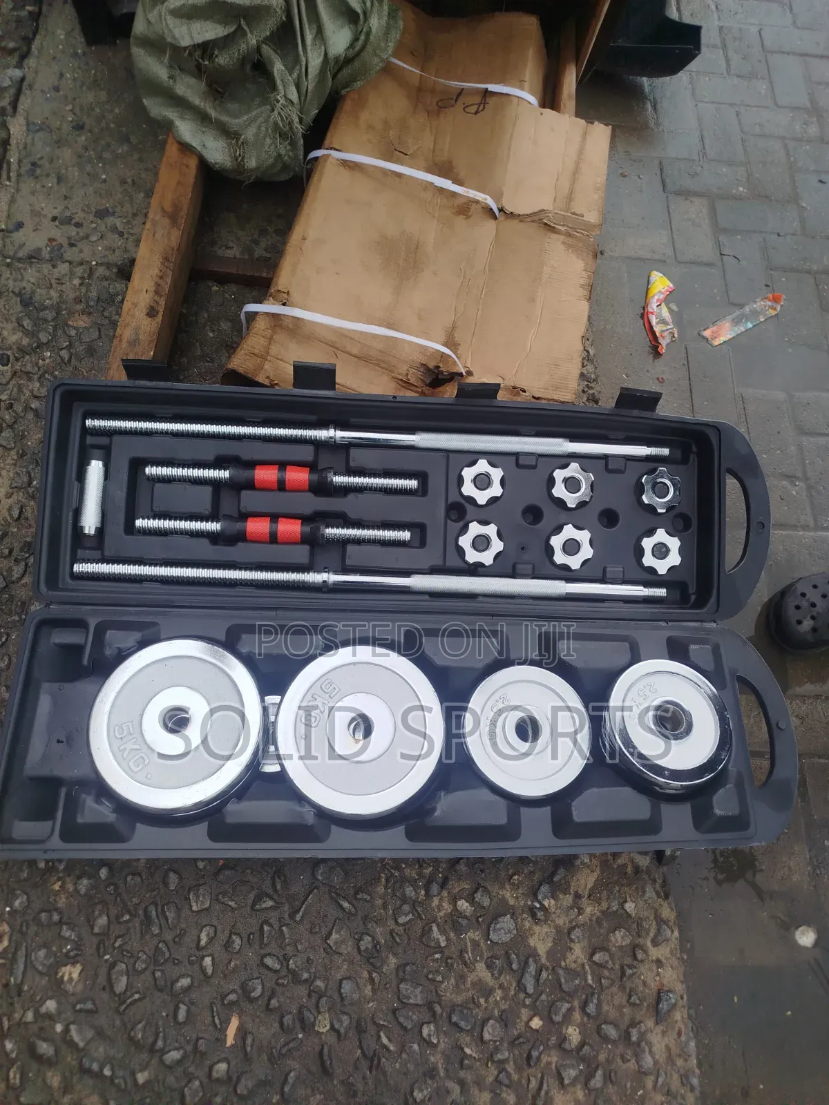 Dumbbells 50kg Set Solid Strong One