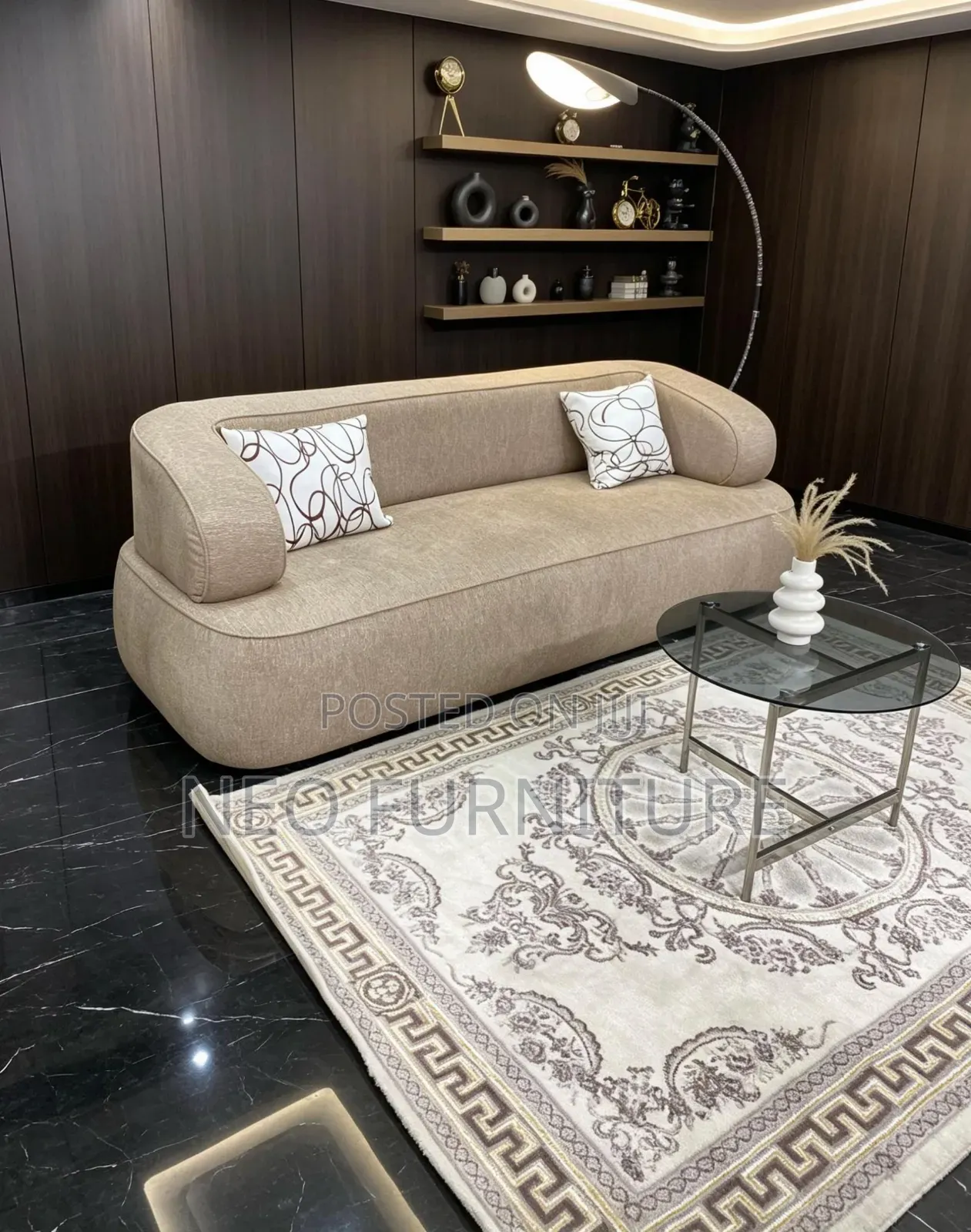 Set of Chair Covered With Mat Material