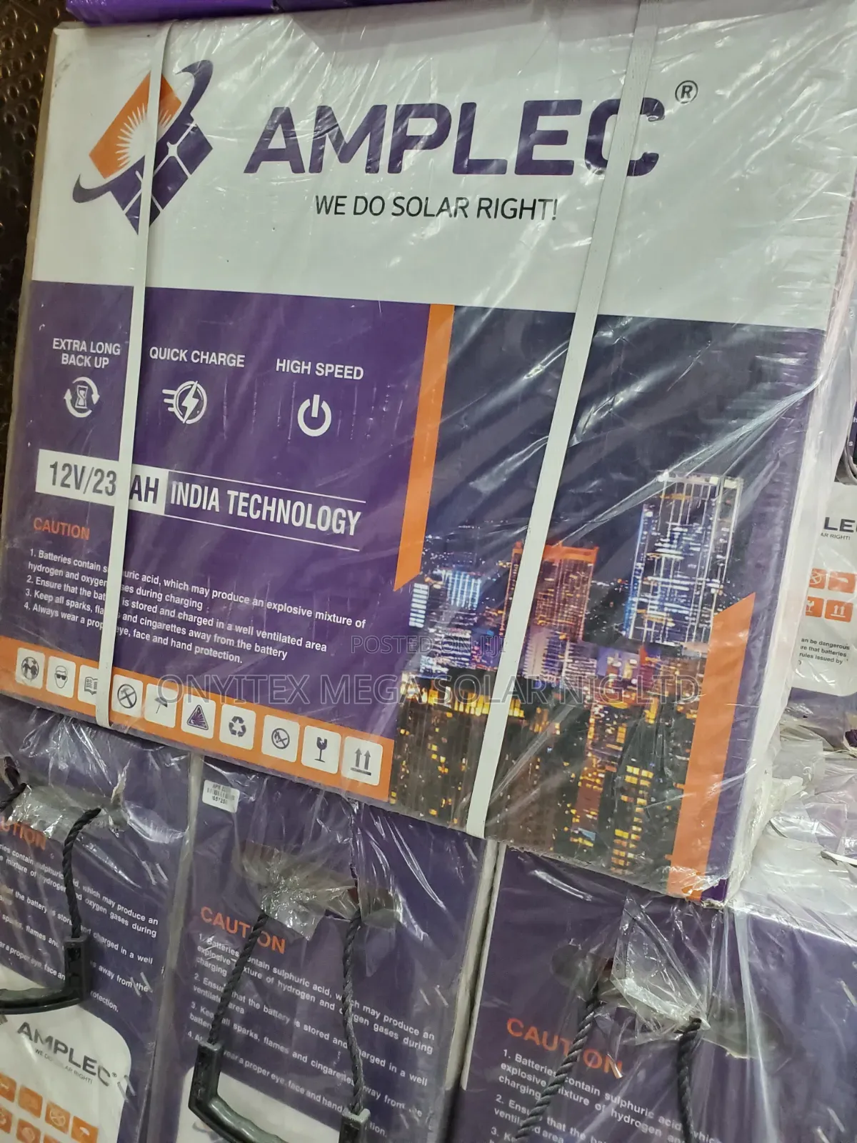 Amplec Tubular Battery 230ah 12v With Warranty
