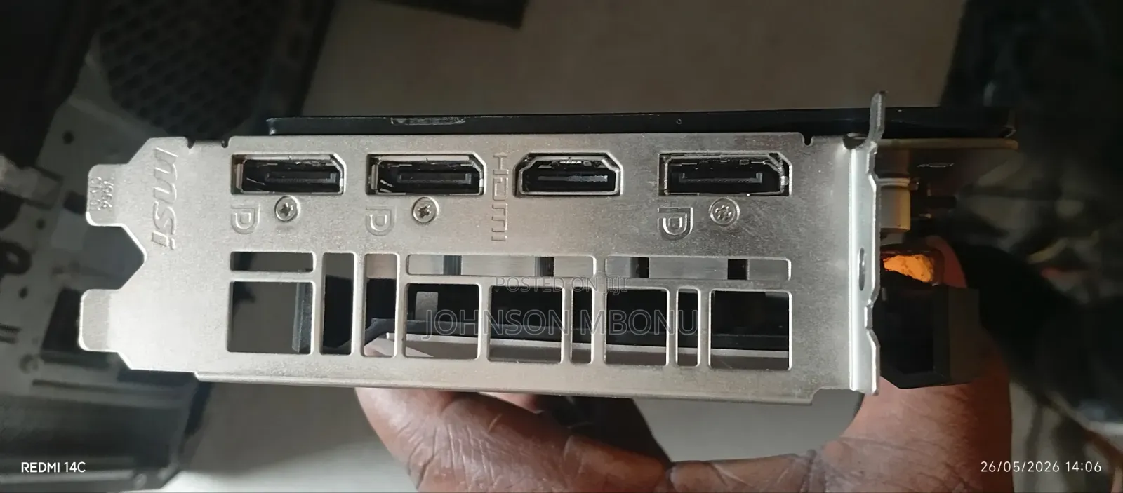 Nvidia GTX 1660 Super Ventus Ddr6 Series.