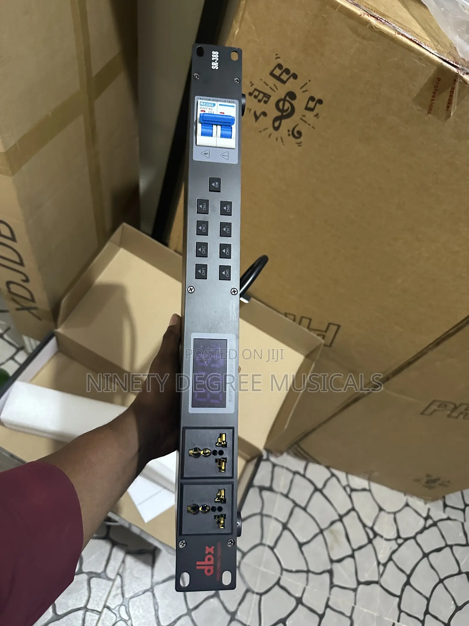 DBX Sr-388 Power Sequence