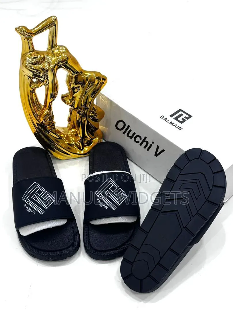 Balmain Carton Pam Luxury Slides – Premium Quality