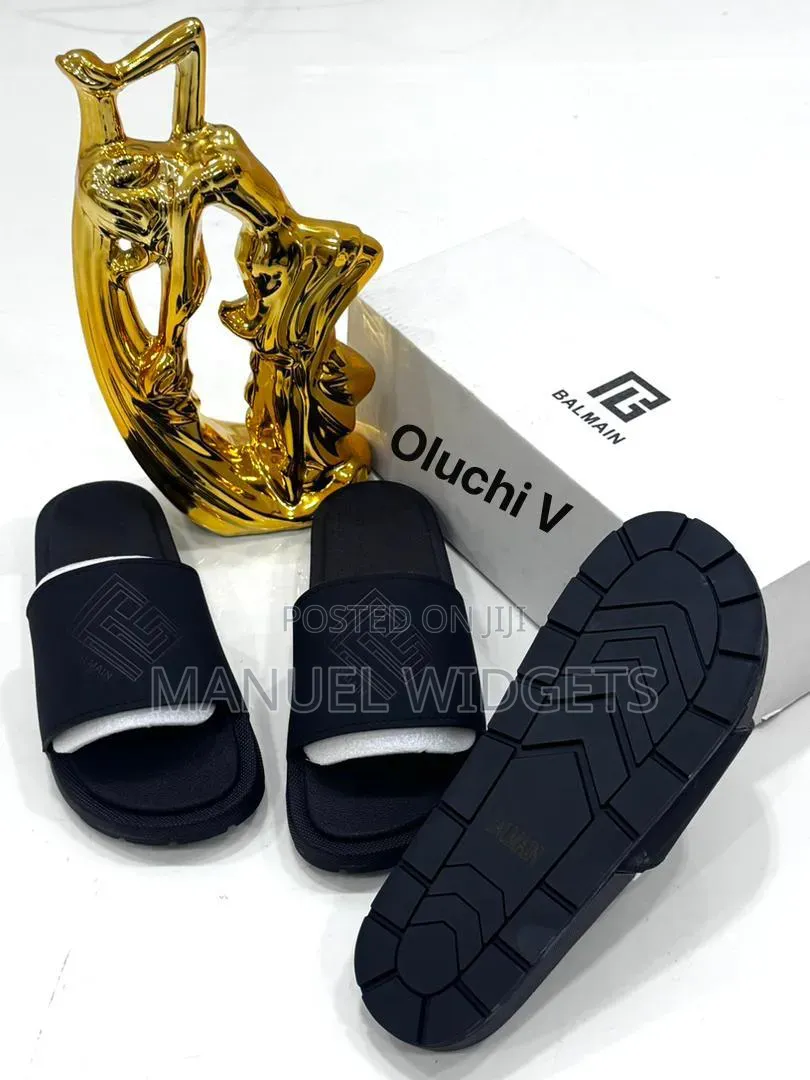 Balmain Carton Pam Luxury Slides – Premium Quality