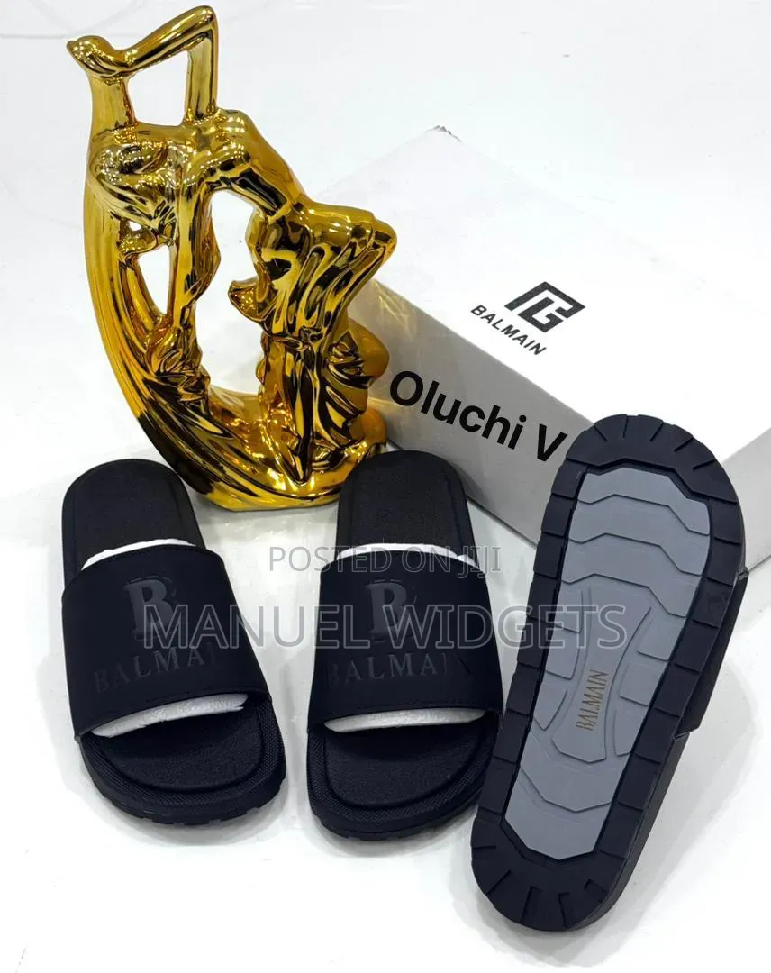 Balmain Carton Pam Luxury Slides – Premium Quality