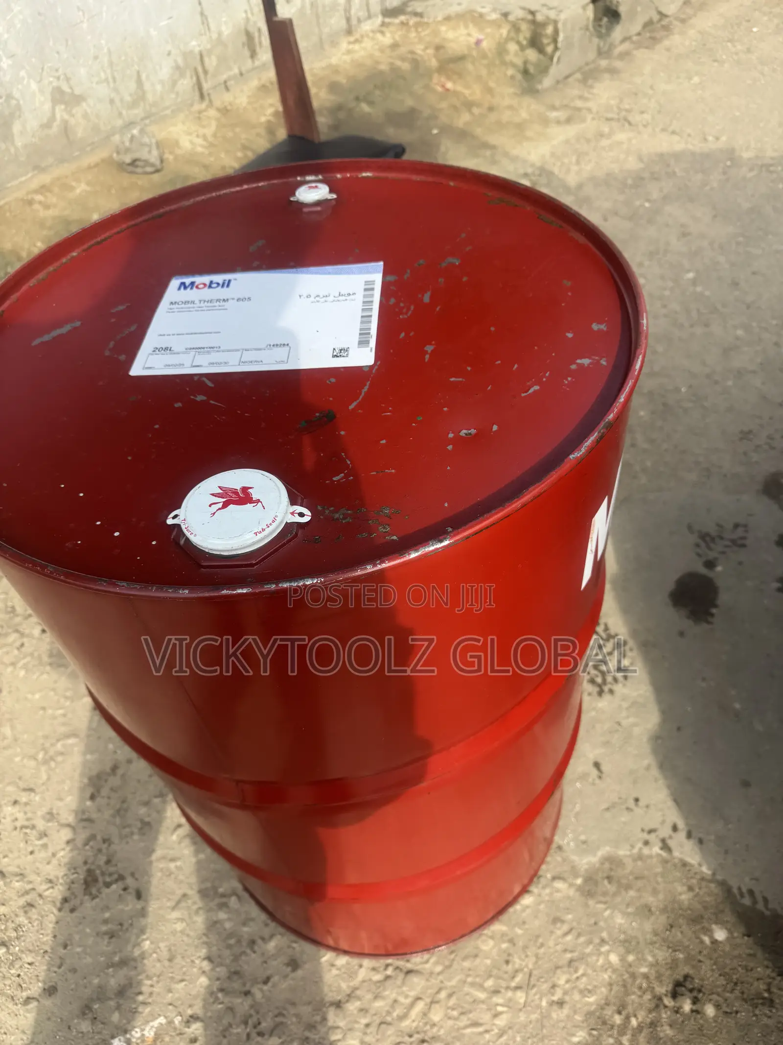 Mobil Mobiltherm 605 Heat Transfer Oil Drum