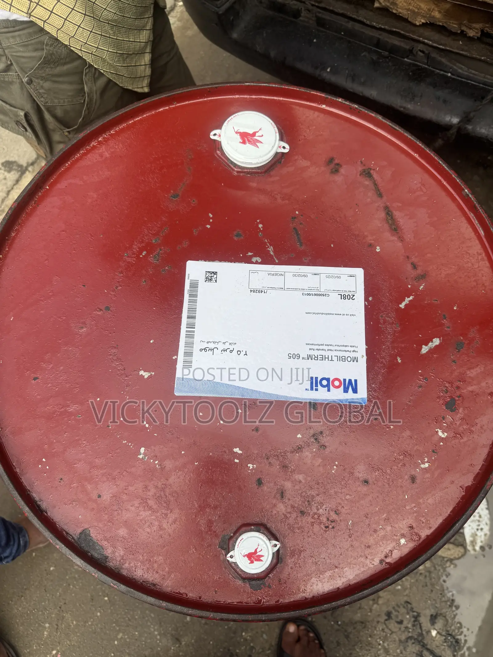 Mobil Mobiltherm 605 Heat Transfer Oil Drum