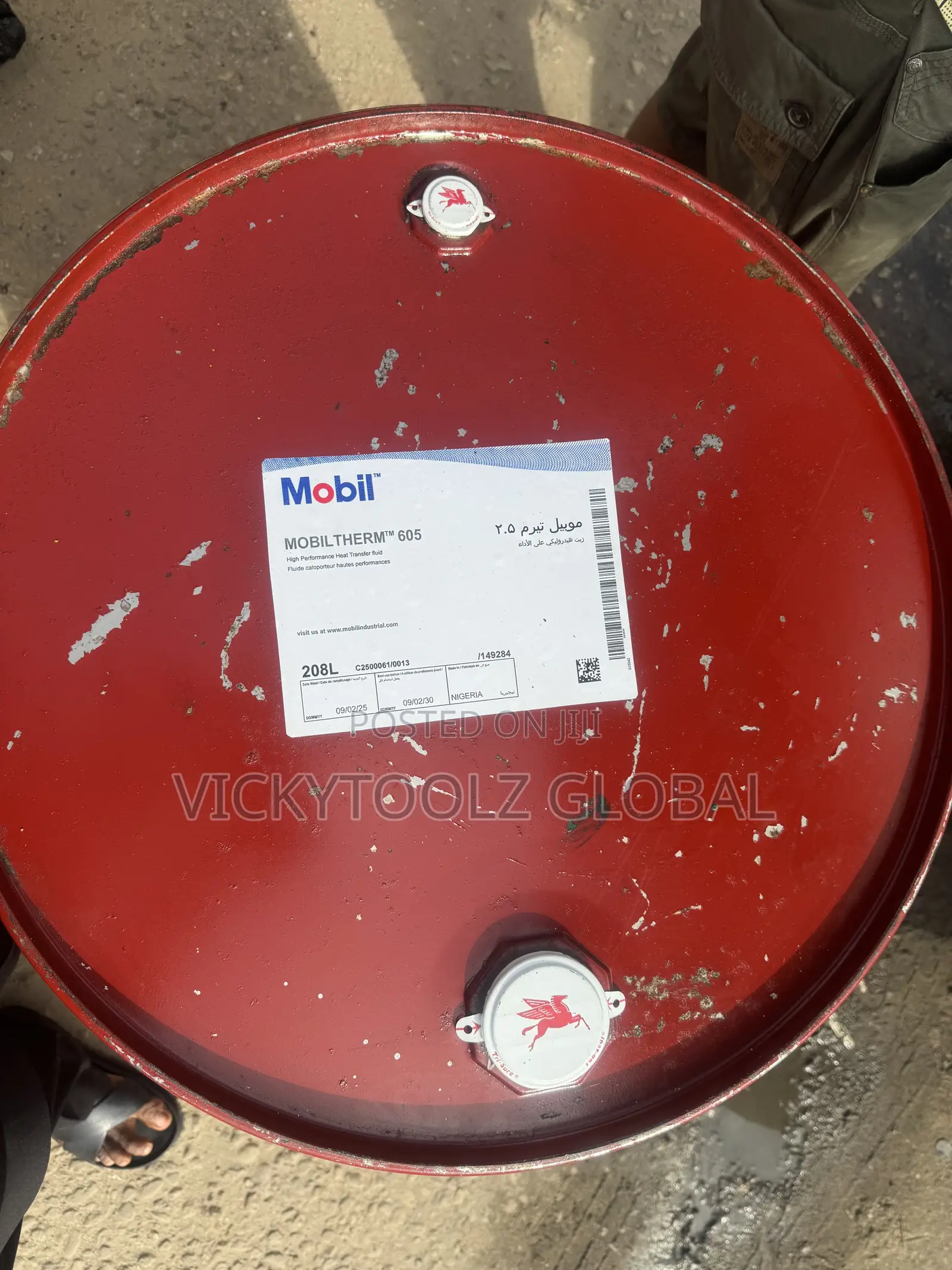 Mobil Therm 605 Drum//208l