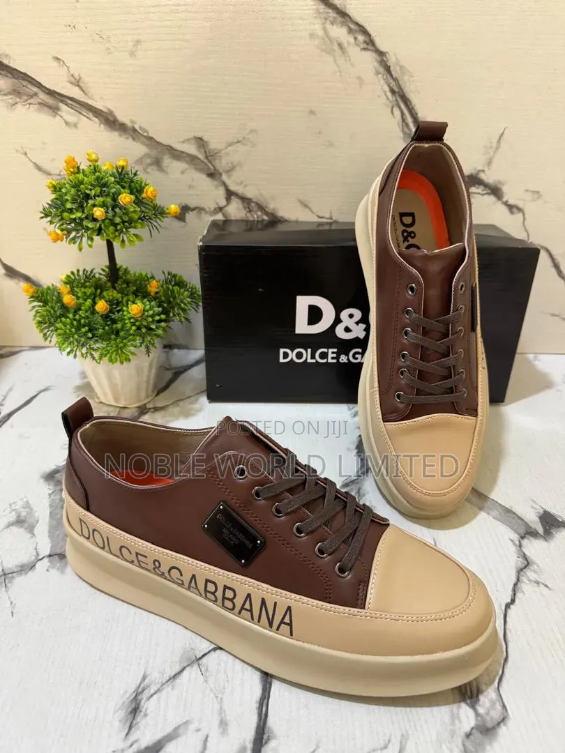 Dolce Gabana Black/Brown Sneakers Cka 7h
