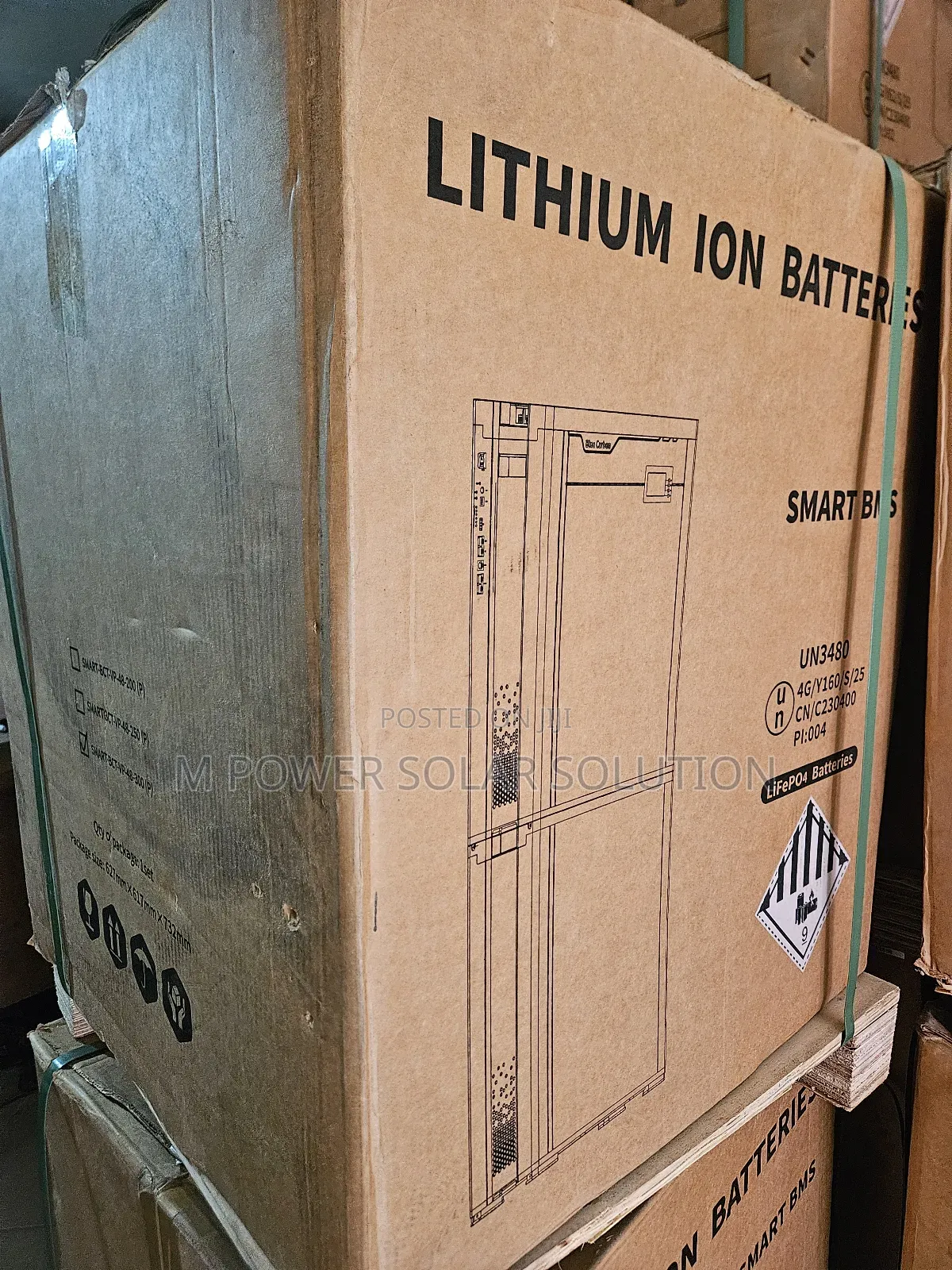 15kwh Bluecarbon Smart BMS Solar Lithium Batteries
